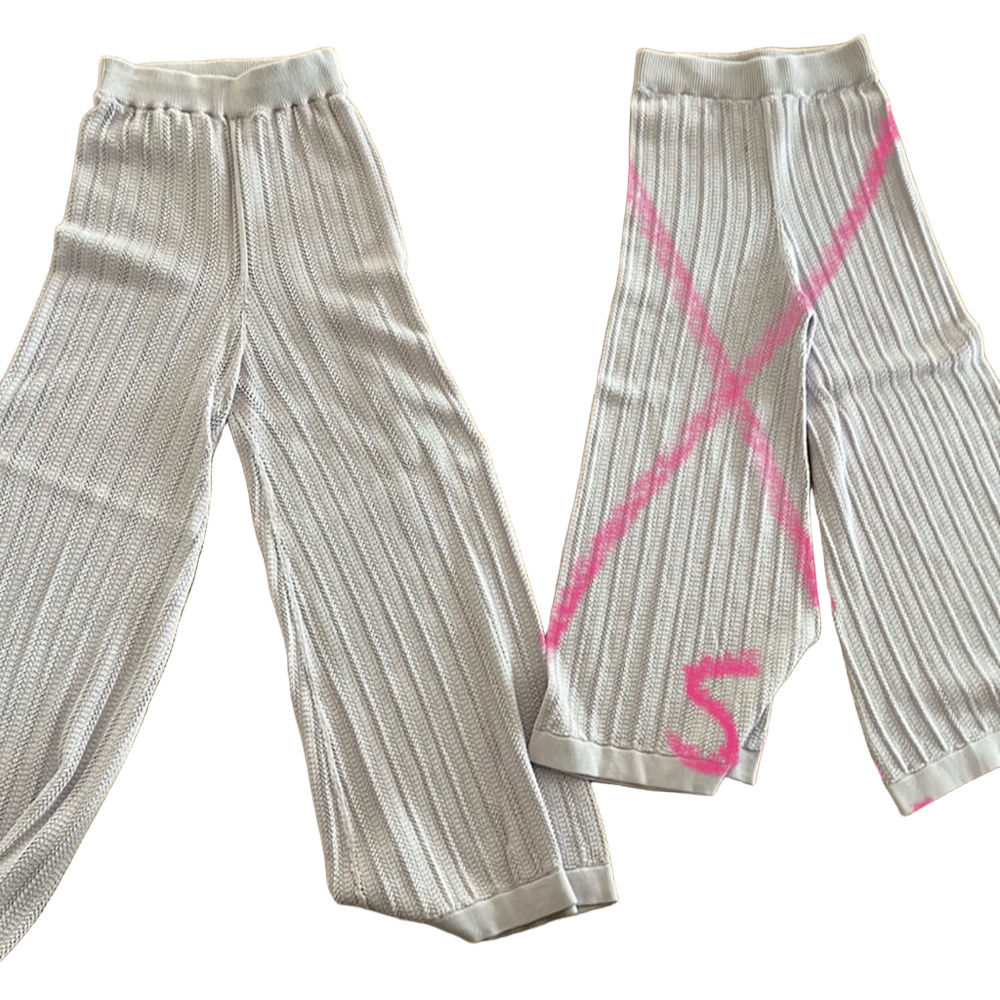 I Love Mr Mittens Lilac Knit Pants